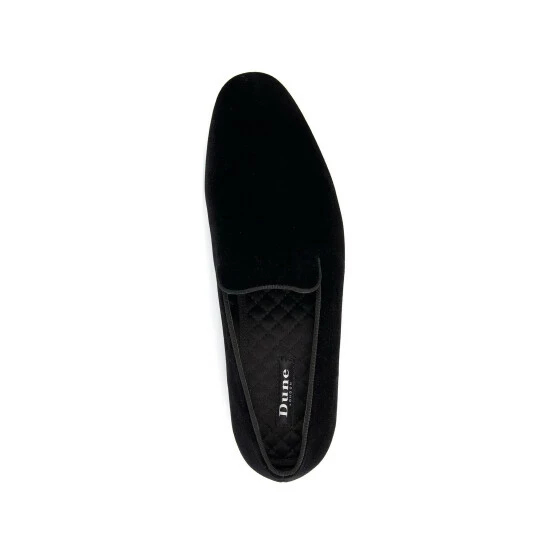 Dune London Scenics Plain Velvet Black Slippers 6 Dune London Scenics Plain Velvet Black Slippers - Image 4