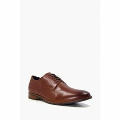Alternative view of Dune London Suffolks Soft Leather Gibson Brown Shoes