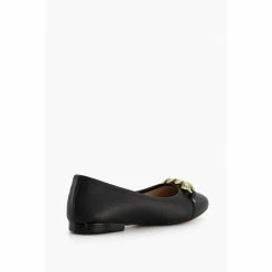Dune London Haselle T Chain Ballerina Black Shoes -Dune London Sales unnamed file 1012