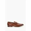 Dune London Santino Brown Woven Trim Loafers -Dune London Sales unnamed file 1049