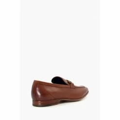 Dune London Santino Brown Woven Trim Loafers -Dune London Sales unnamed file 1051