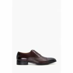 Dune London Sheet Saffiano Emboss Brown Shoes