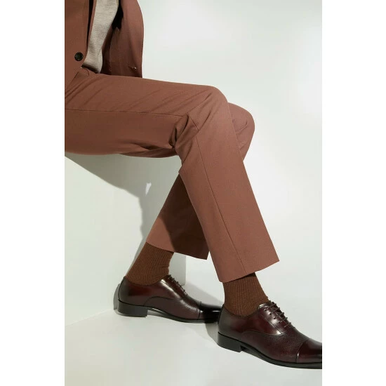 Dune London Sheet Saffiano Emboss Brown Shoes 7 Dune London Sheet Saffiano Emboss Brown Shoes - Image 5