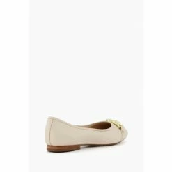 Dune London Natural Haselle Chain Ballerina Shoes -Dune London Sales unnamed file 1074