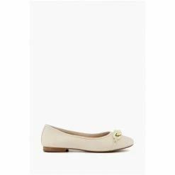 Dune London Natural Haselle Chain Ballerina Shoes -Dune London Sales unnamed file 1076