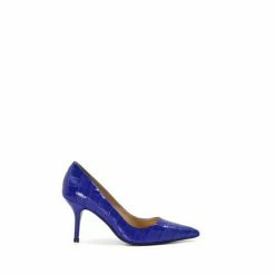 Dune London Blue Bold Mid Heel Point Court Shoes -Dune London Sales unnamed file 108