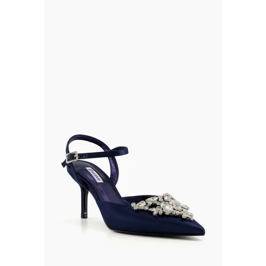 Dune London Blue Destinee Crystal Embellished Shoes 4 Dune London Blue Destinee Crystal Embellished Shoes - Image 2