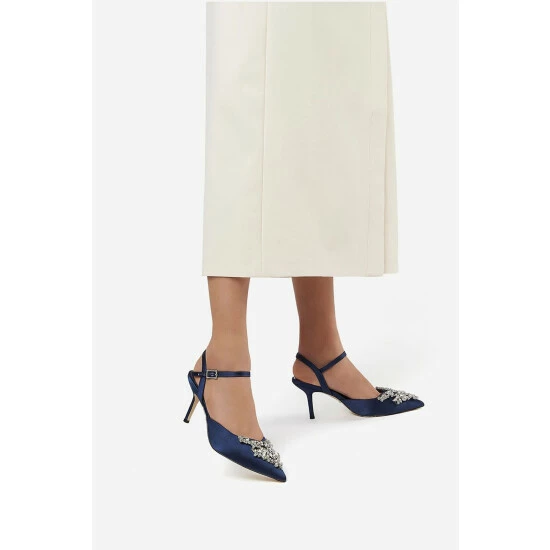 Dune London Blue Destinee Crystal Embellished Shoes 7 Dune London Blue Destinee Crystal Embellished Shoes - Image 5