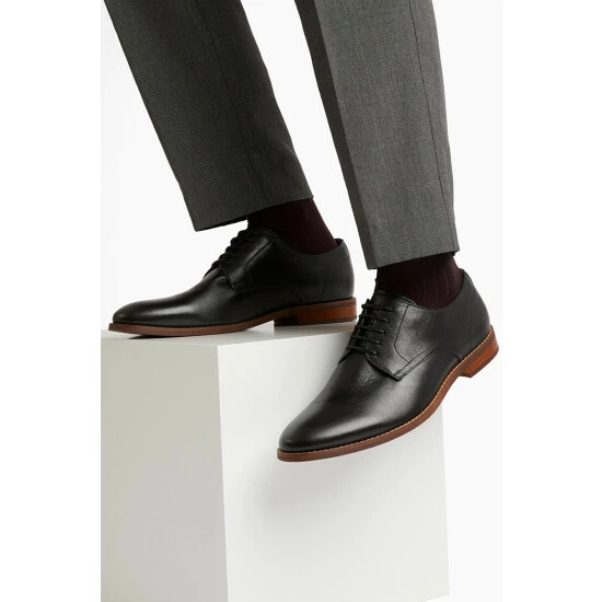 Dune London Suffolks Soft Leather Gibson Brown Shoes 9 Dune London Suffolks Soft Leather Gibson Brown Shoes - Image 7