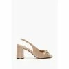 Dune London Natural Michigan Snaffle Front Block Heels -Dune London Sales unnamed file 1108