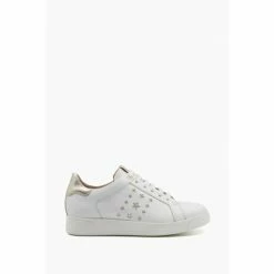 Dune London Elderflower T Star Stripe Cupsole Shoes