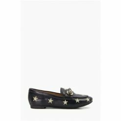 Dune London Gia Black Star Embroidered Loafers 13 Dune London Gia Black Star Embroidered Loafers -Dune London Sales unnamed file 1124