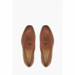 Dune London Perth Di Tassel Detail Brown Loafers -Dune London Sales unnamed file 1132