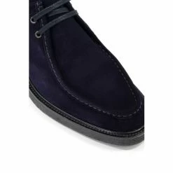 Dune London Blue Brodies Mocc Toe Casual Lace Shoes -Dune London Sales unnamed file 1139