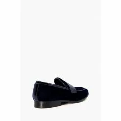 Dune London Blue Sensei Velvet Saddle Loafers -Dune London Sales unnamed file 1155