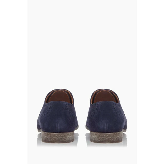 Dune London Blue Rayman Smart Wingtip Oxford Shoes 5 Dune London Blue Rayman Smart Wingtip Oxford Shoes - Image 3
