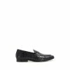 Dune London Stoma Croc Effect Emboss Penny Black Loafers -Dune London Sales unnamed file 1187