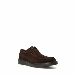 Alternative view of Dune London Brown Brodies Mocc Toe Casual Lace Shoes