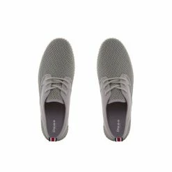 Dune London Grey Flask Lace Up Mesh Espadrilles -Dune London Sales unnamed file 1202