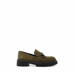 Dune London GreenGoodness Snaffle Trim Cleated Shoes