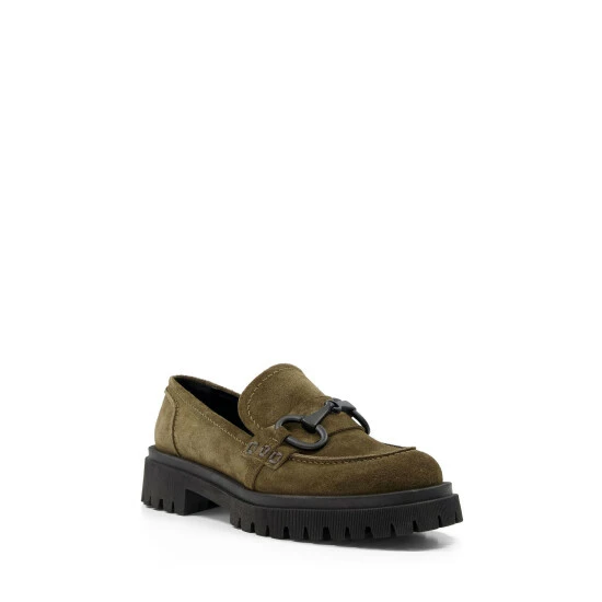Dune London GreenGoodness Snaffle Trim Cleated Shoes 4 Dune London GreenGoodness Snaffle Trim Cleated Shoes - Image 2