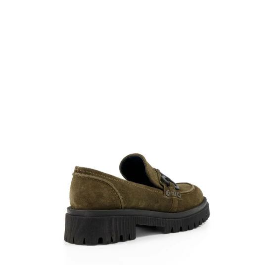 Dune London GreenGoodness Snaffle Trim Cleated Shoes 5 Dune London GreenGoodness Snaffle Trim Cleated Shoes - Image 3