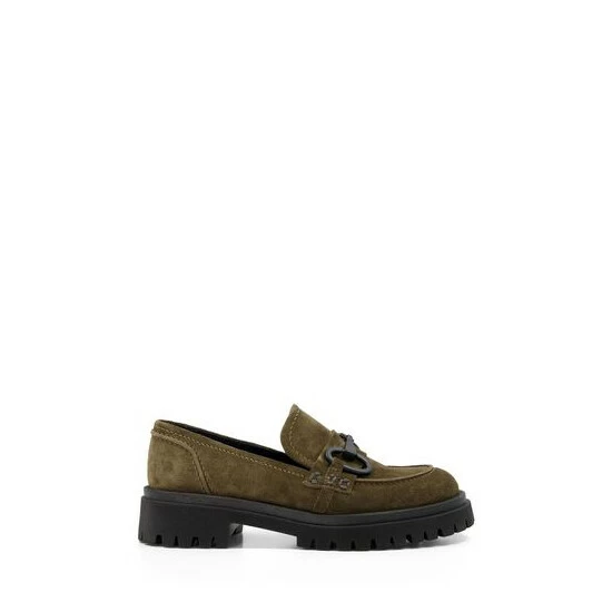 Dune London GreenGoodness Snaffle Trim Cleated Shoes 8 Dune London GreenGoodness Snaffle Trim Cleated Shoes - Image 6