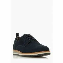 Alternative view of Dune London Blue Bucatini Wedge Sole Lace Up Shoes