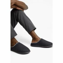 Dune London Dune Frederik Grey Slippers -Dune London Sales unnamed file 1256