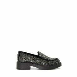 Dune London Glimmerz Hotfix Embellished Black Shoes -Dune London Sales unnamed file 1263