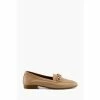 Dune London Brown Goldsmith Chain Trim Loafers -Dune London Sales unnamed file 1264