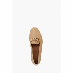 Dune London Brown Goldsmith Chain Trim Loafers -Dune London Sales unnamed file 1266