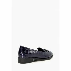 Dune London Blue Global Almond Tassel Loafers -Dune London Sales unnamed file 128