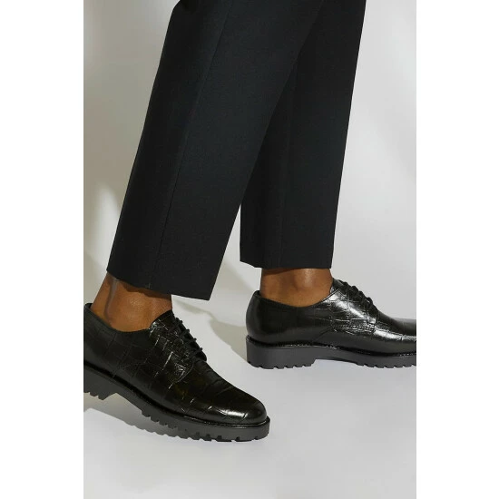 Dune London Florense Brogue Black Lace Up Shoes 7 Dune London Florense Brogue Black Lace Up Shoes - Image 5
