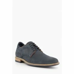 Alternative view of Dune London Blue Brampton Piped Gibson Casual Shoes
