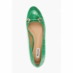 Dune London Green Hippy Snaffle Ballerinas -Dune London Sales unnamed file 13