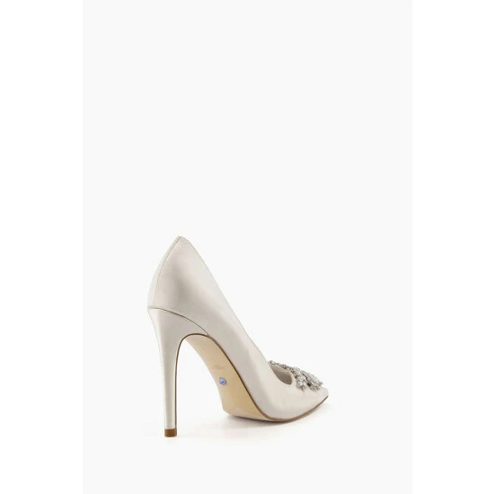 Dune London White Affection Crystal Embellished Shoes 4 Dune London White Affection Crystal Embellished Shoes - Image 2