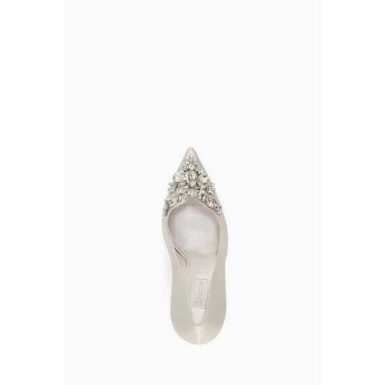 Dune London White Affection Crystal Embellished Shoes 6 Dune London White Affection Crystal Embellished Shoes - Image 4