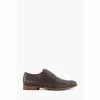 Dune London Brown Suffolks Leather Smart Gibson Shoes