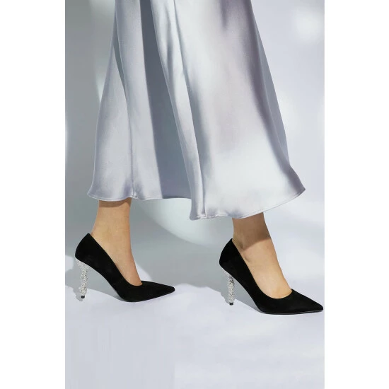 Dune London Black Bonus Encrusted Heel Courts 7 Dune London Black Bonus Encrusted Heel Courts - Image 5