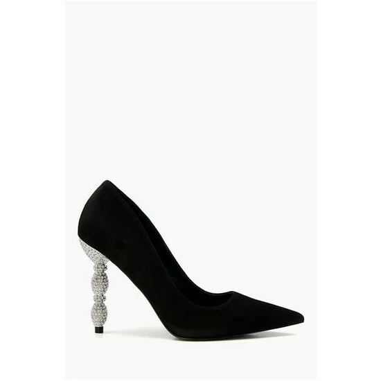 Dune London Black Bonus Encrusted Heel Courts 8 Dune London Black Bonus Encrusted Heel Courts - Image 6