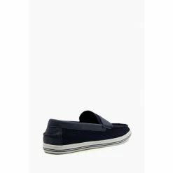 Dune London Blue Bingotta Saddle Knit Loafers -Dune London Sales unnamed file 1315