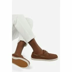 Dune London Brown Burnner Knitted Boat Shoes -Dune London Sales unnamed file 1339