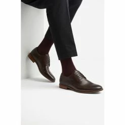 Dune London Brown Suffolks Leather Smart Gibson Shoes -Dune London Sales unnamed file 134