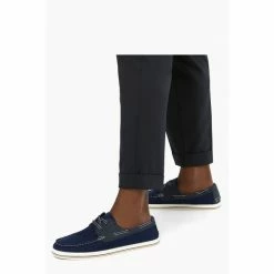 Dune London Blue Burnner Knitted Boat Shoes -Dune London Sales unnamed file 1363