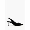 Dune London Cristal Encursted Mid Heel Black Sandals -Dune London Sales unnamed file 1365