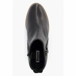 Dune London Black Paice Zip Up Ankle Boots -Dune London Sales unnamed file 1374