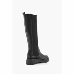 Alternative view of Dune London Tempas Chelsea Black High Leg Boots