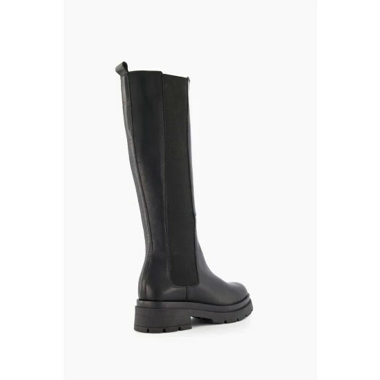 Dune London Tempas Chelsea Black High Leg Boots 4 Dune London Tempas Chelsea Black High Leg Boots - Image 2