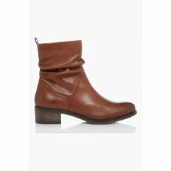 Alternative view of Dune London Pagers 2 Ruched Low Block Heel Ankle Boots